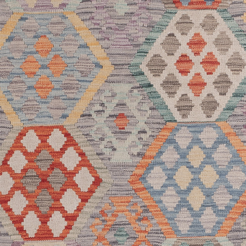 Kelim Teppich - Splash - 238 x 176 cm - mehrfarbig