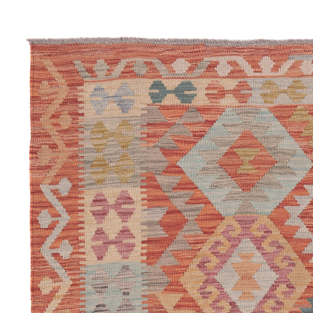 Kilim Maimana Tappeto 196x147cm - Tappeto di lana
