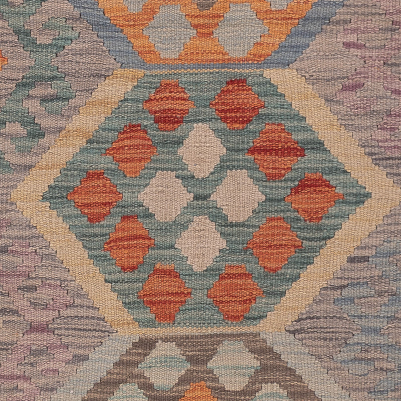 Kelim Teppich - Splash - 199 x 154 cm - mehrfarbig