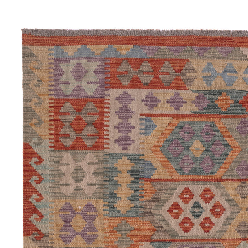 Kelim Teppich - Splash - 192 x 146 cm - mehrfarbig