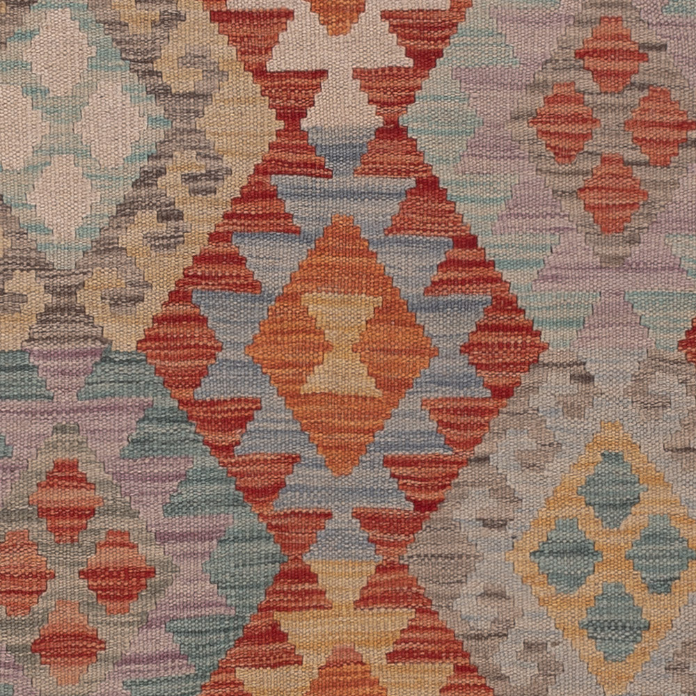 Kelim Teppich - Splash - 200 x 154 cm - mehrfarbig