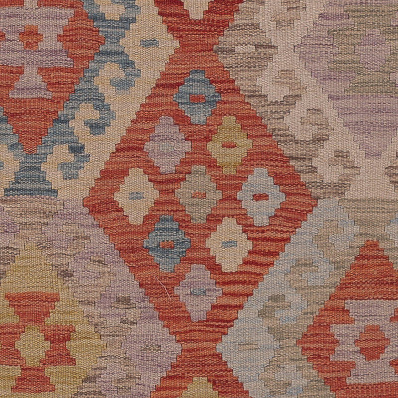 Kelim Teppich - Splash - 191 x 145 cm - mehrfarbig