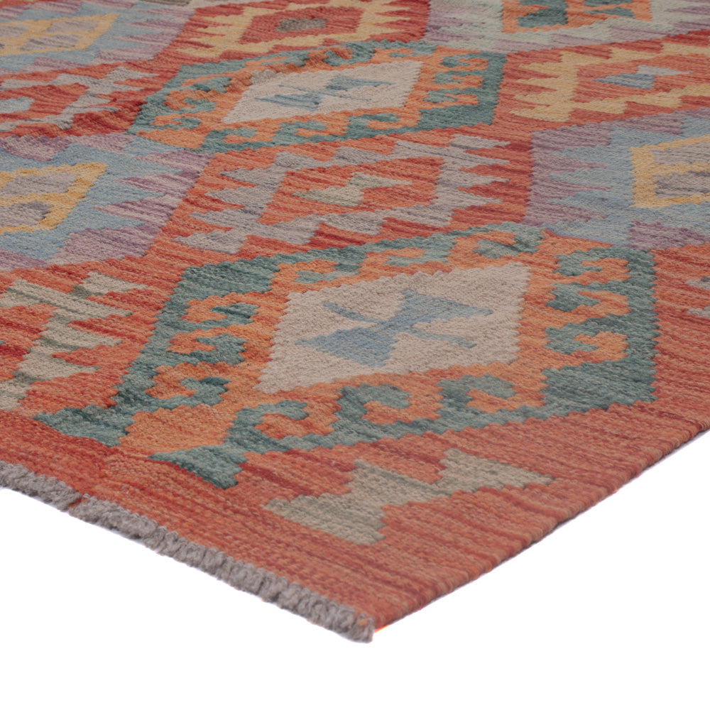 Kelim Teppich - Splash - 200 x 155 cm - mehrfarbig