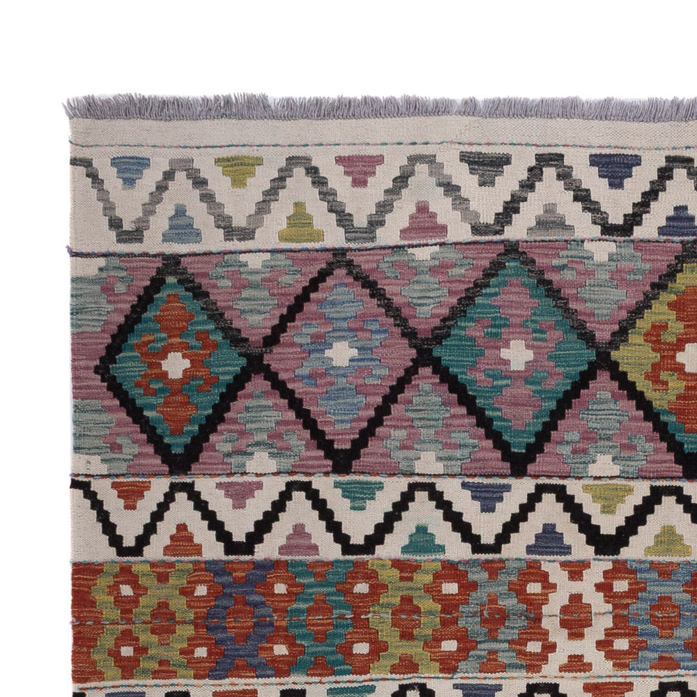 Kelim Teppich - Splash - 236 x 176 cm - mehrfarbig