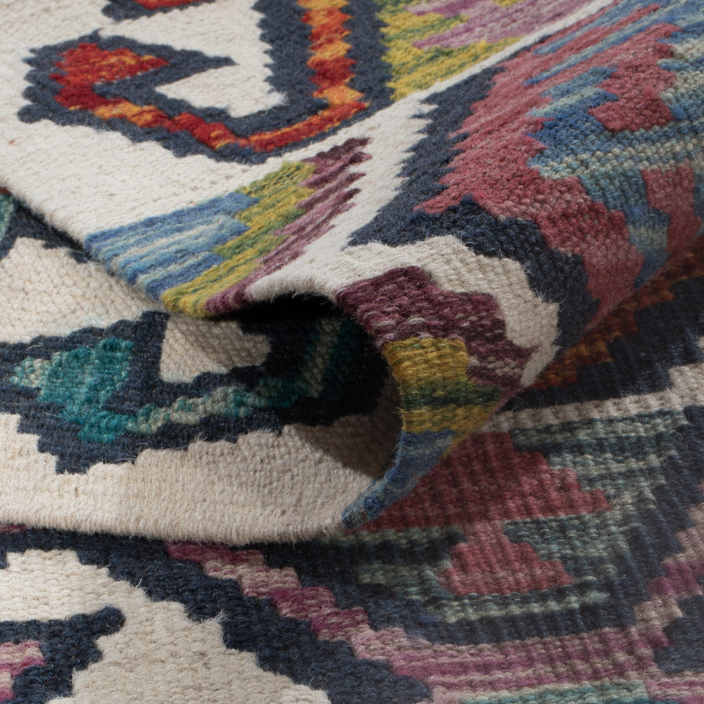 Kelim Teppich - Splash - 238 x 183 cm - mehrfarbig