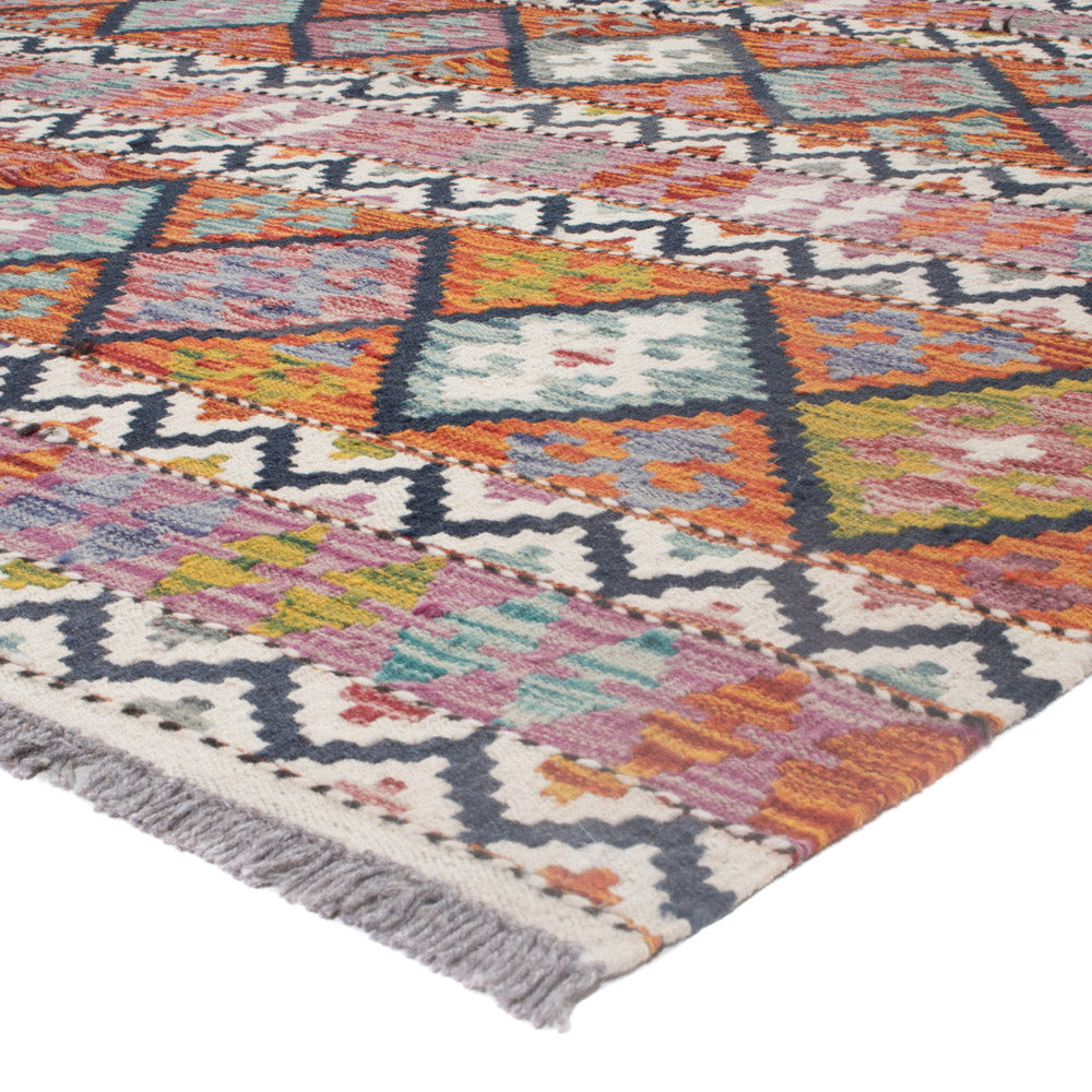 Kelim Teppich - Splash - 240 x 175 cm - mehrfarbig