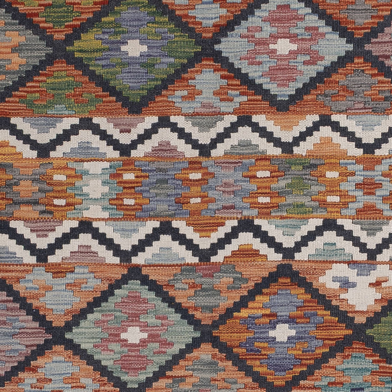 Kelim Teppich - Splash - 244 x 185 cm - mehrfarbig
