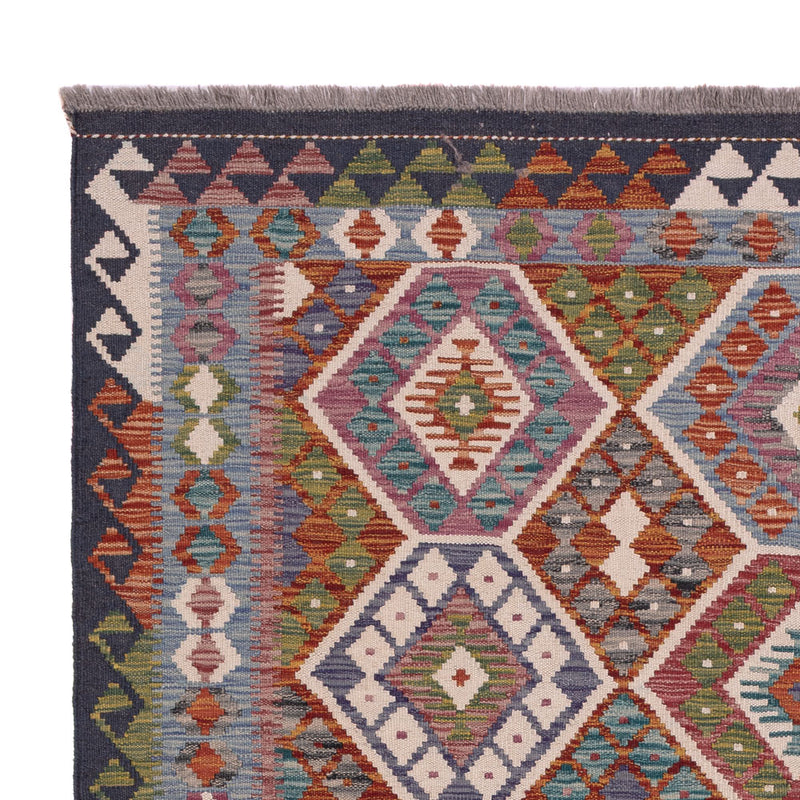 Kelim Teppich - Splash - 205 x 165 cm - mehrfarbig