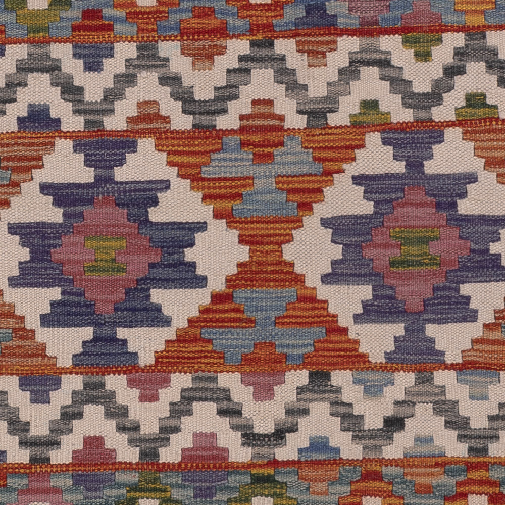 Kelim Teppich - Splash - 202 x 151 cm - mehrfarbig