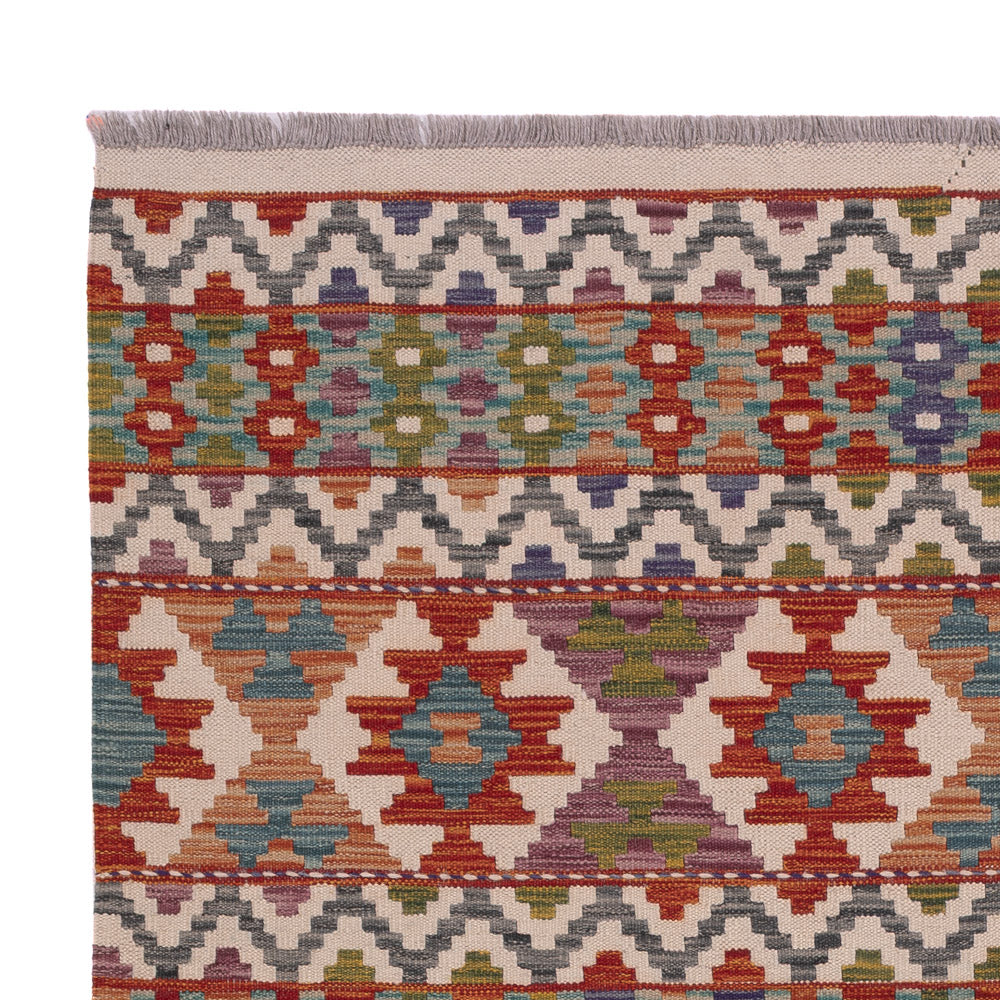 Kilim Maimana Tappeto 198x148cm - Tappeto di lana