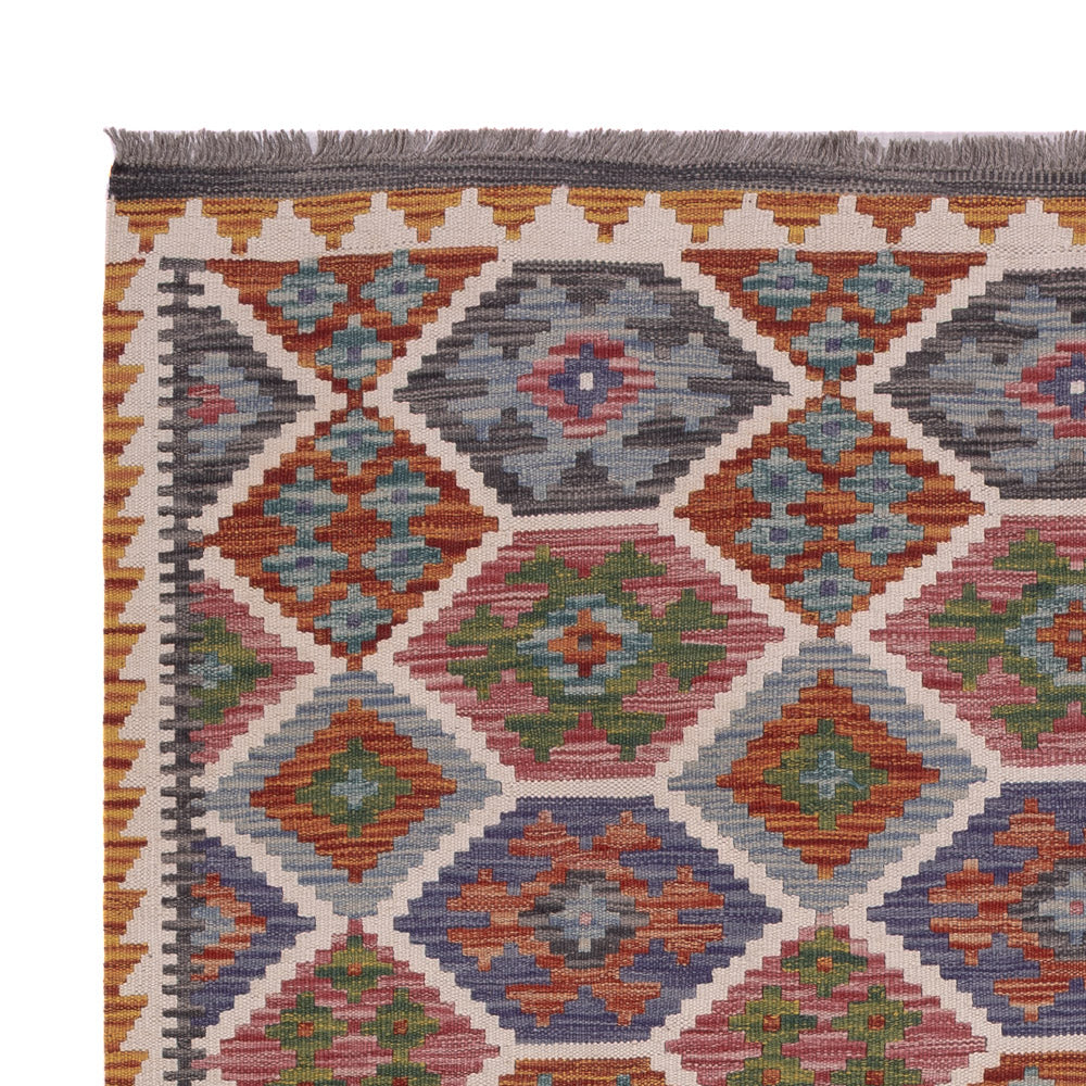 Kilim Maimana Tappeto 204x146cm - Tappeto di lana
