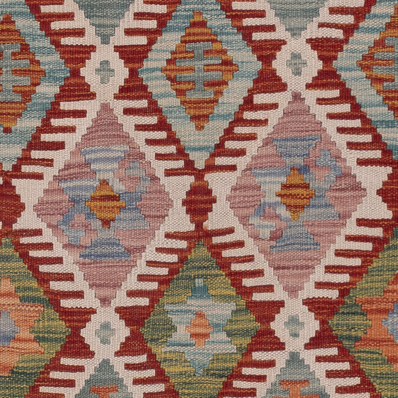 Kelim Teppich - Splash - 195 x 154 cm - mehrfarbig