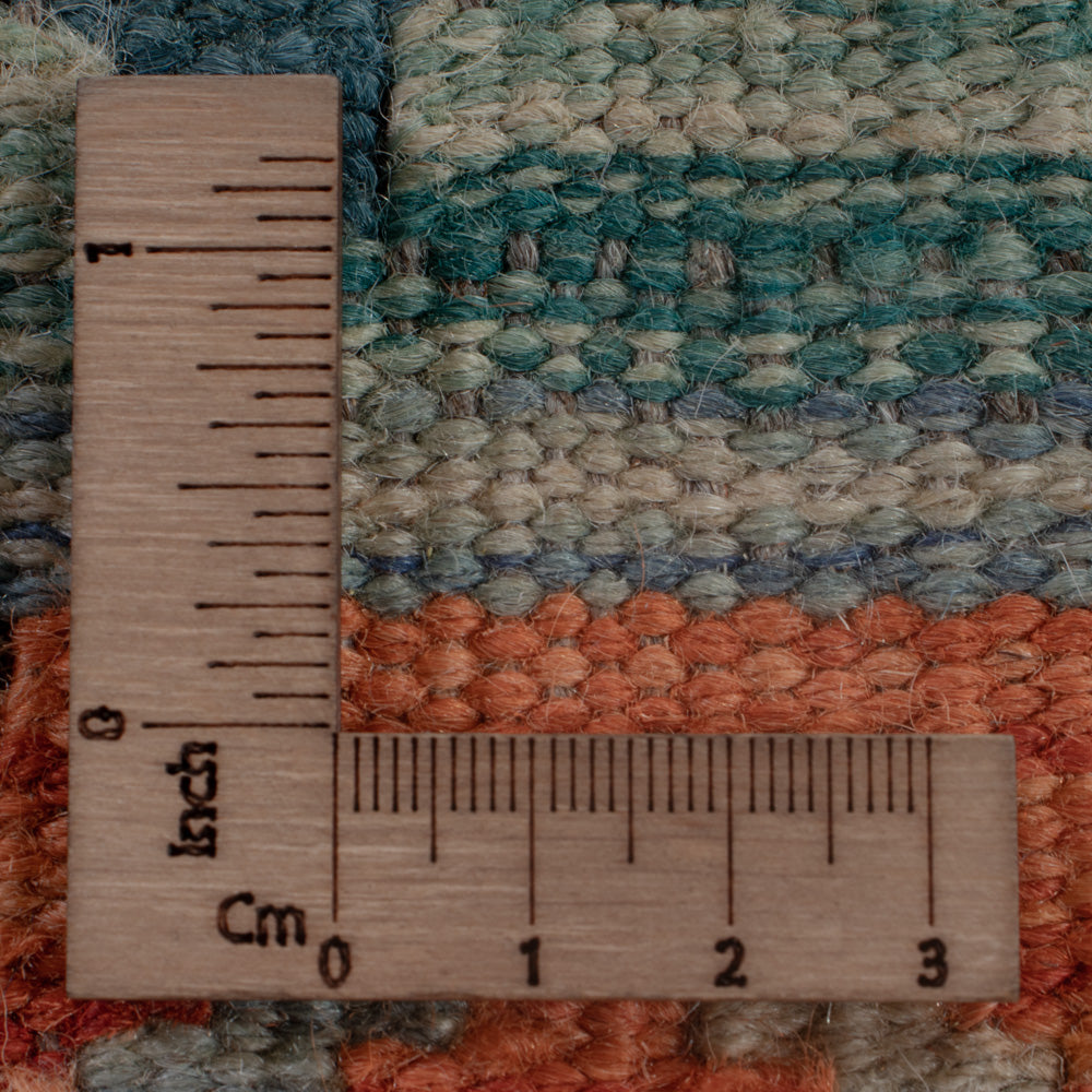 Kelim Teppich - Splash - 195 x 154 cm - mehrfarbig