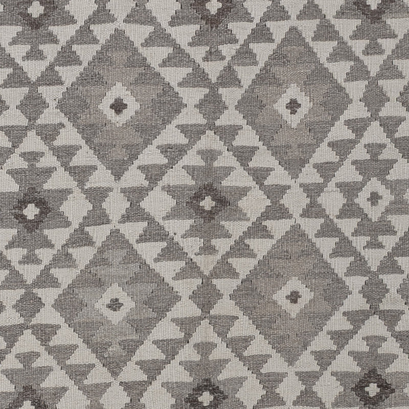 Kelim Teppich - Splash - 294 x 203 cm - hellgrau