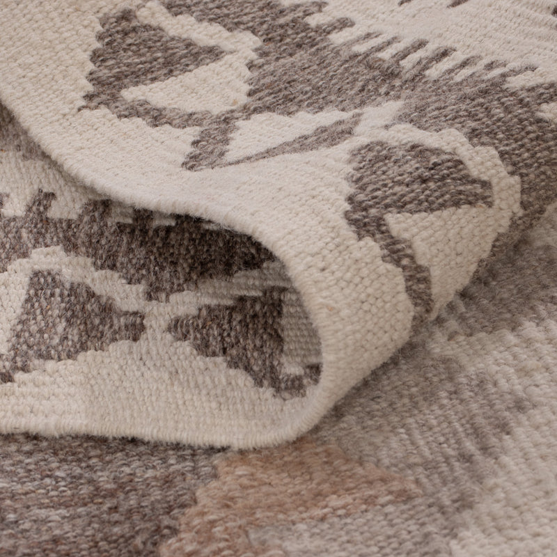 Kelim Teppich - Splash - 155 x 103 cm - dunkelgrau