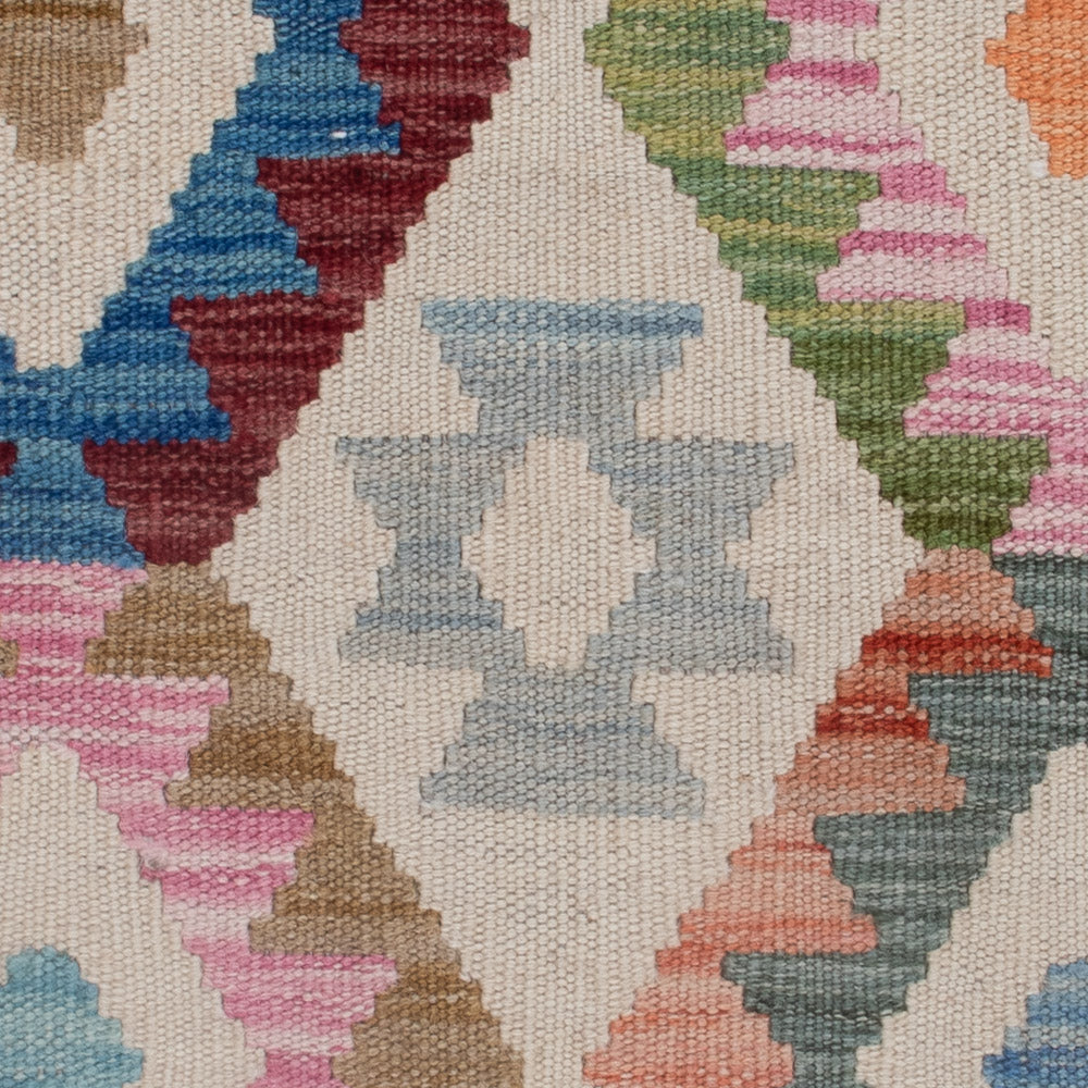 Tappeto Kelim - Splash - 126 x 80 cm - multicolore