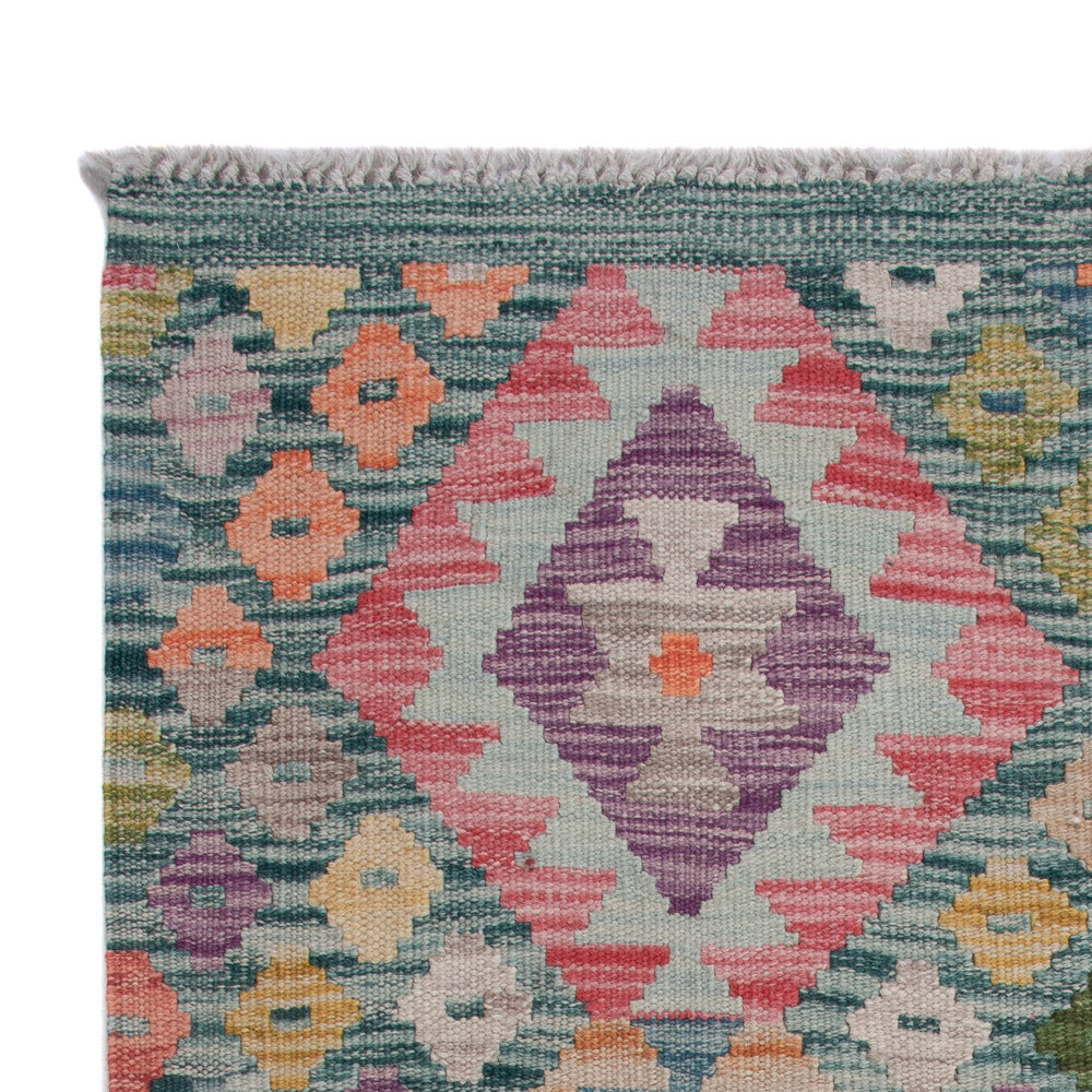 Tappeto Kelim - Splash - 128 x 84 cm - multicolore