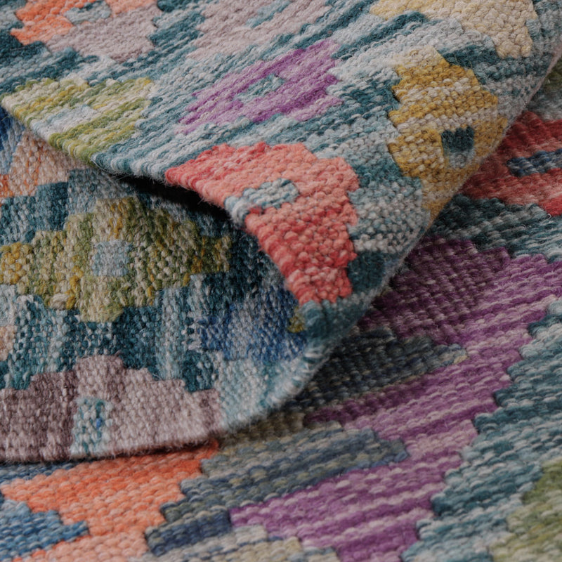 Tappeto Kelim - Splash - 128 x 84 cm - multicolore