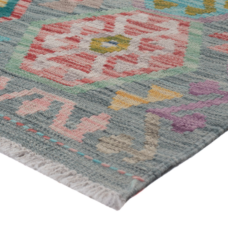 Kelim Teppich - Splash - 124 x 81 cm - mehrfarbig