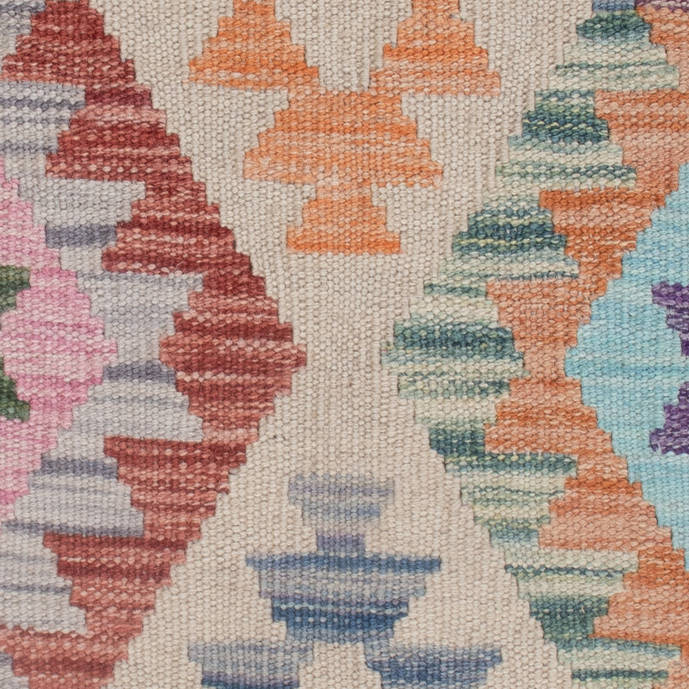 Kelim Teppich - Splash - 121 x 78 cm - mehrfarbig