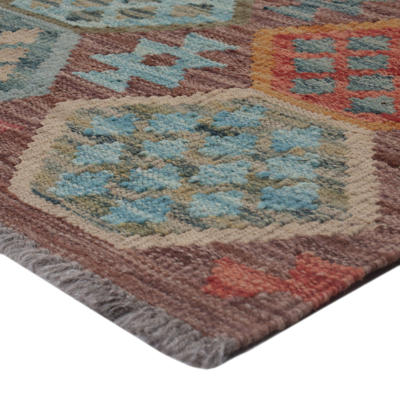 Tappeto Kelim - Splash - 126 x 89 cm - multicolore