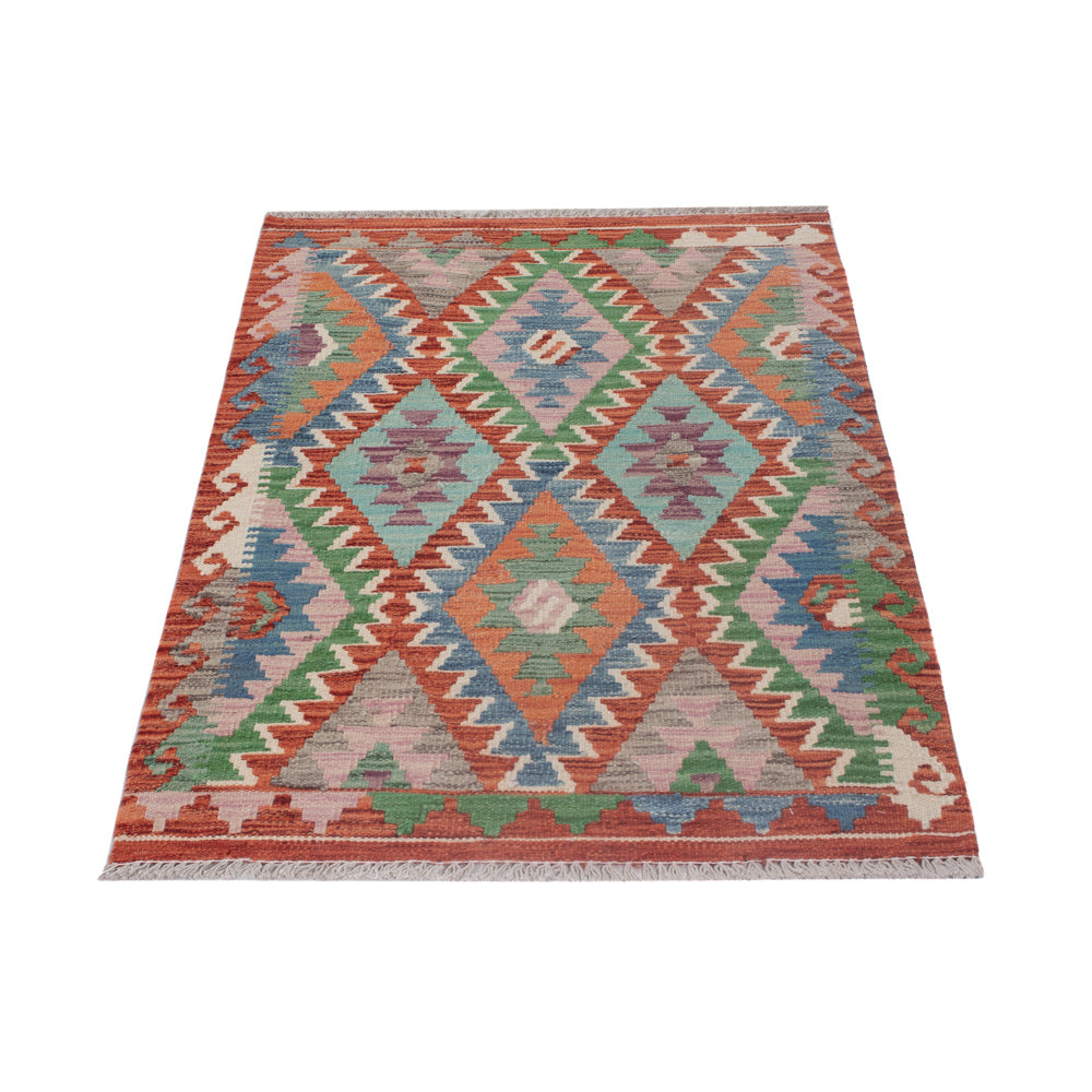Kelim Teppich - Splash - 122 x 83 cm - mehrfarbig