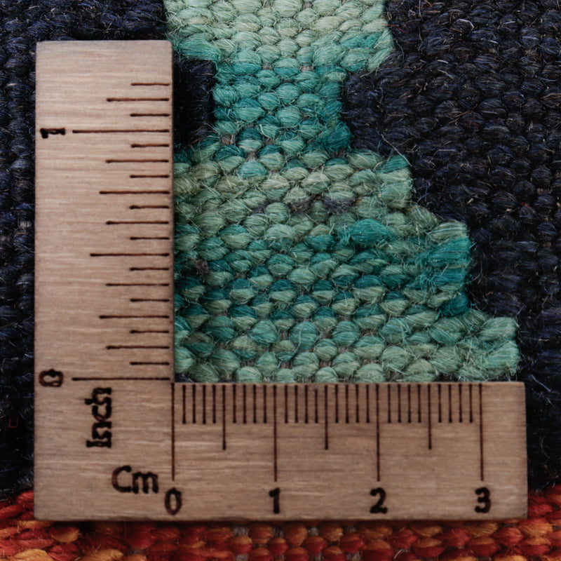 Tappeto Kelim - Splash - 132 x 85 cm - multicolore