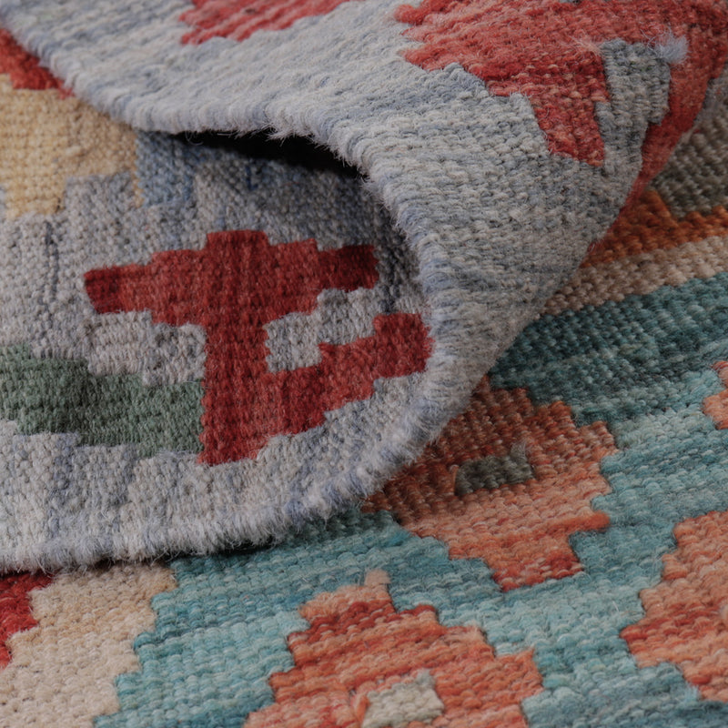 Tappeto Kelim - Splash - 128 x 85 cm - multicolore