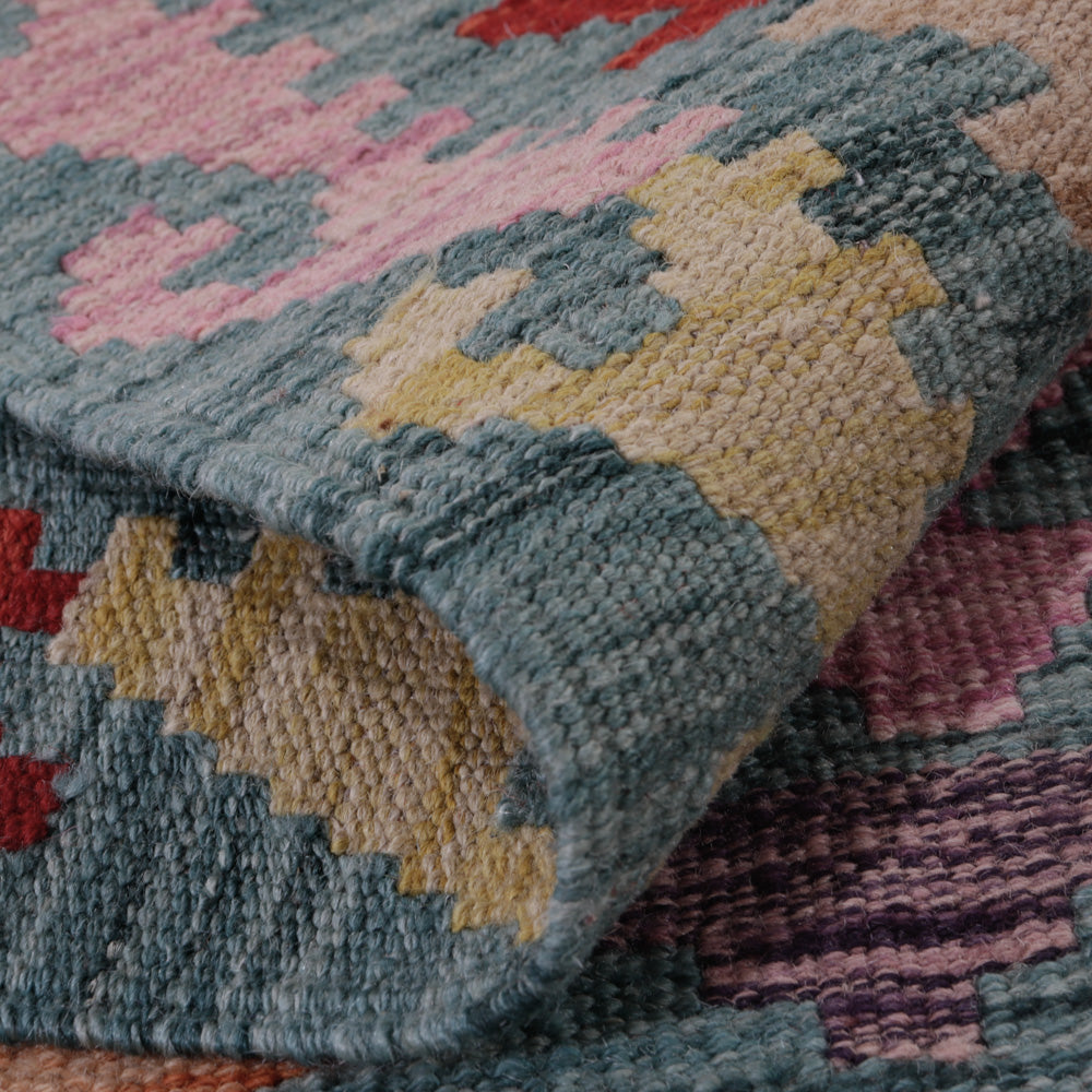 Tappeto Kelim - Splash - 127 x 74 cm - multicolore