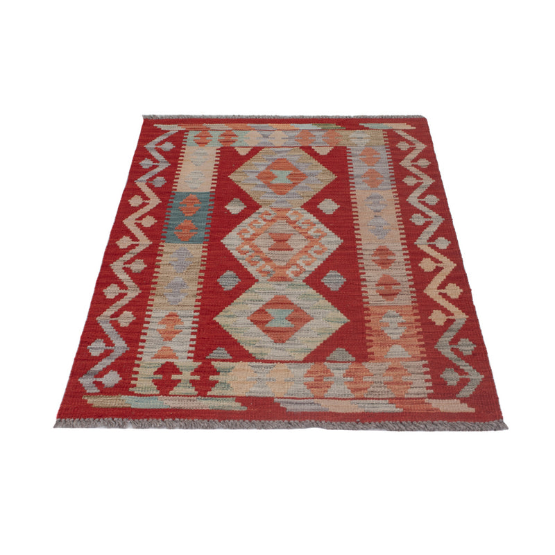 Kelim Teppich - Splash - 123 x 80 cm - mehrfarbig