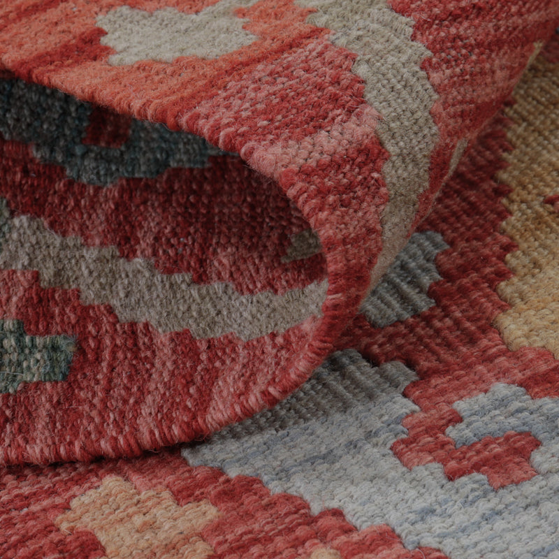 Kelim Teppich - Splash - 117 x 76 cm - mehrfarbig