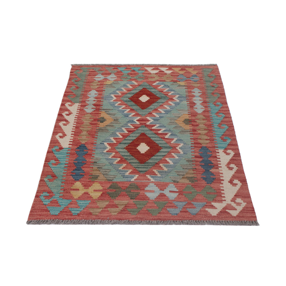 Kelim Teppich - Splash - 124 x 80 cm - mehrfarbig