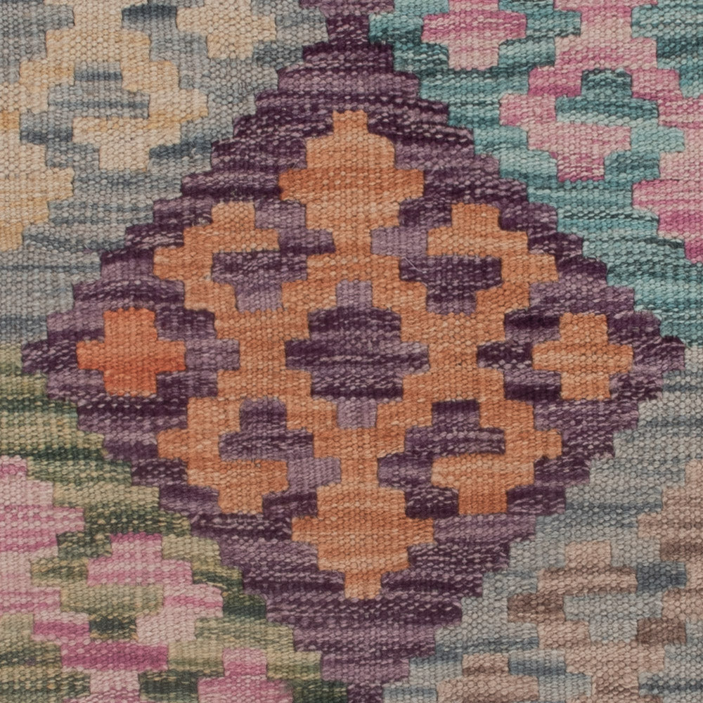 Tappeto Kelim - Splash - 135 x 82 cm - multicolore