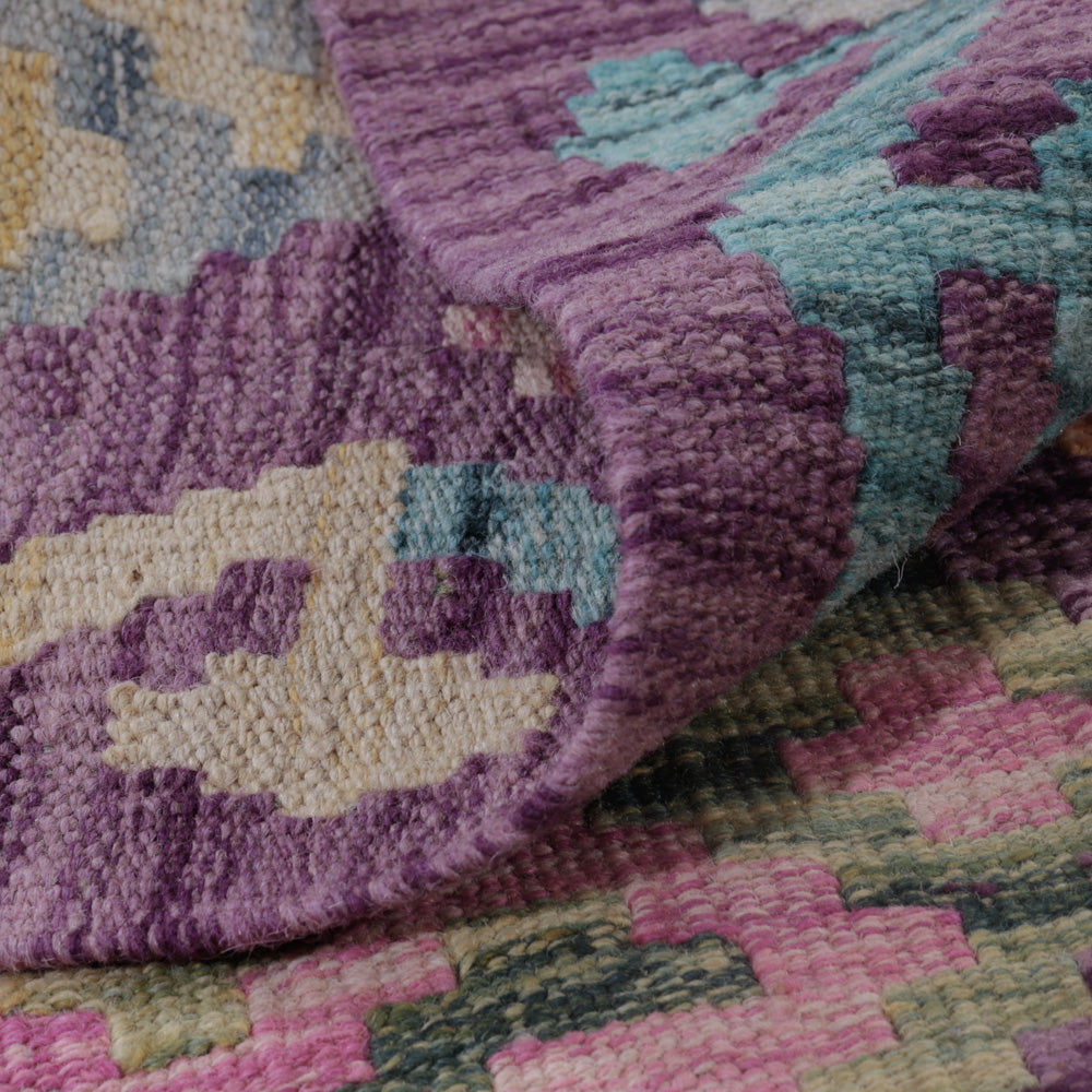 Tappeto Kelim - Splash - 135 x 82 cm - multicolore