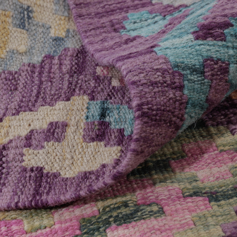 Tappeto Kelim - Splash - 135 x 82 cm - multicolore