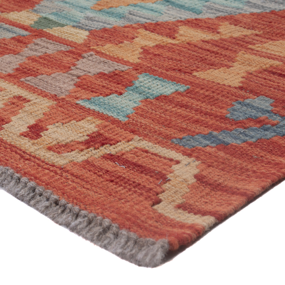 Kelim Teppich - Splash - 122 x 77 cm - mehrfarbig