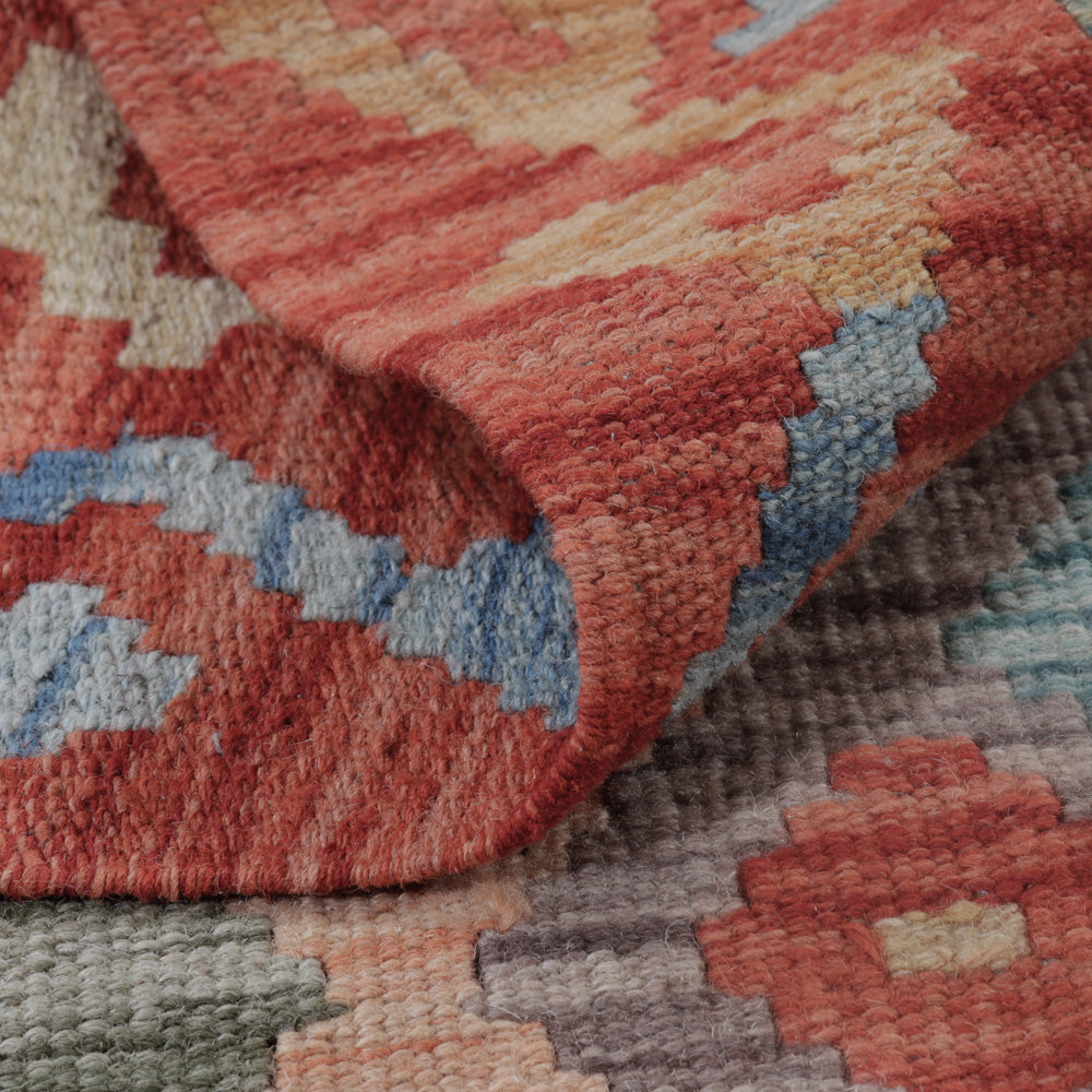 Tappeto Kelim - Splash - 121 x 79 cm - multicolore