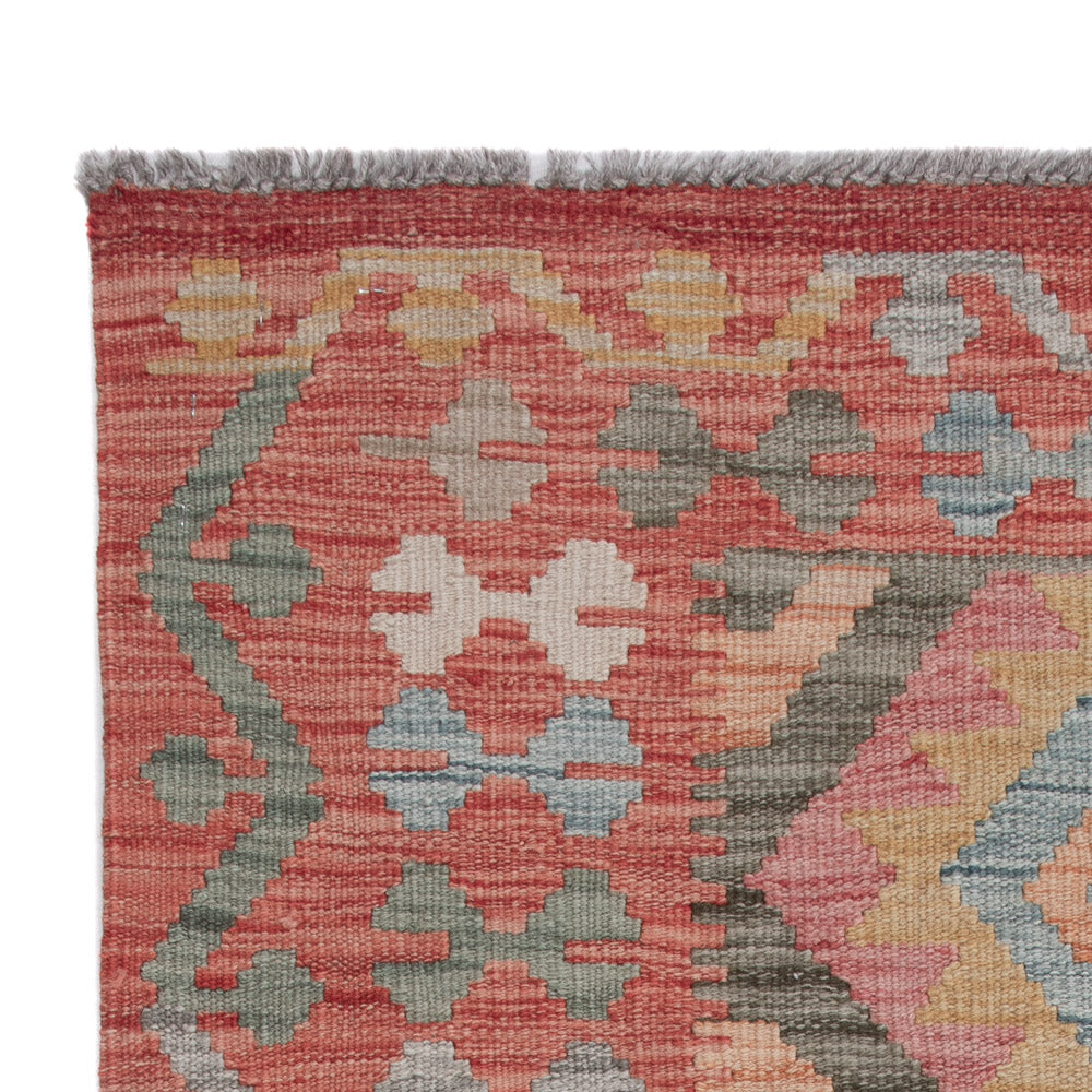 Tappeto Kelim - Splash - 131 x 76 cm - multicolore