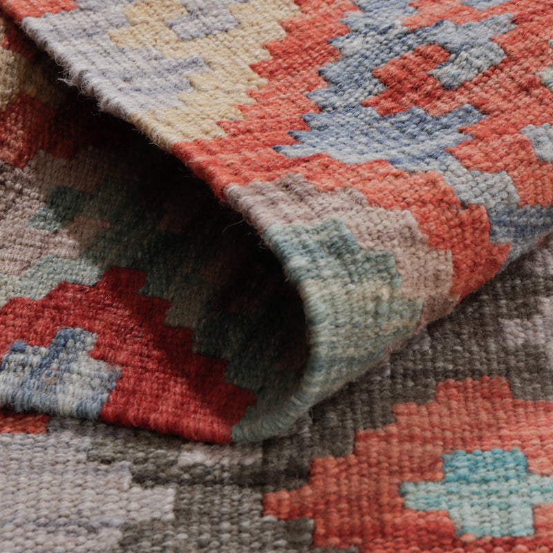 Tappeto Kelim - Splash - 128 x 81 cm - multicolore