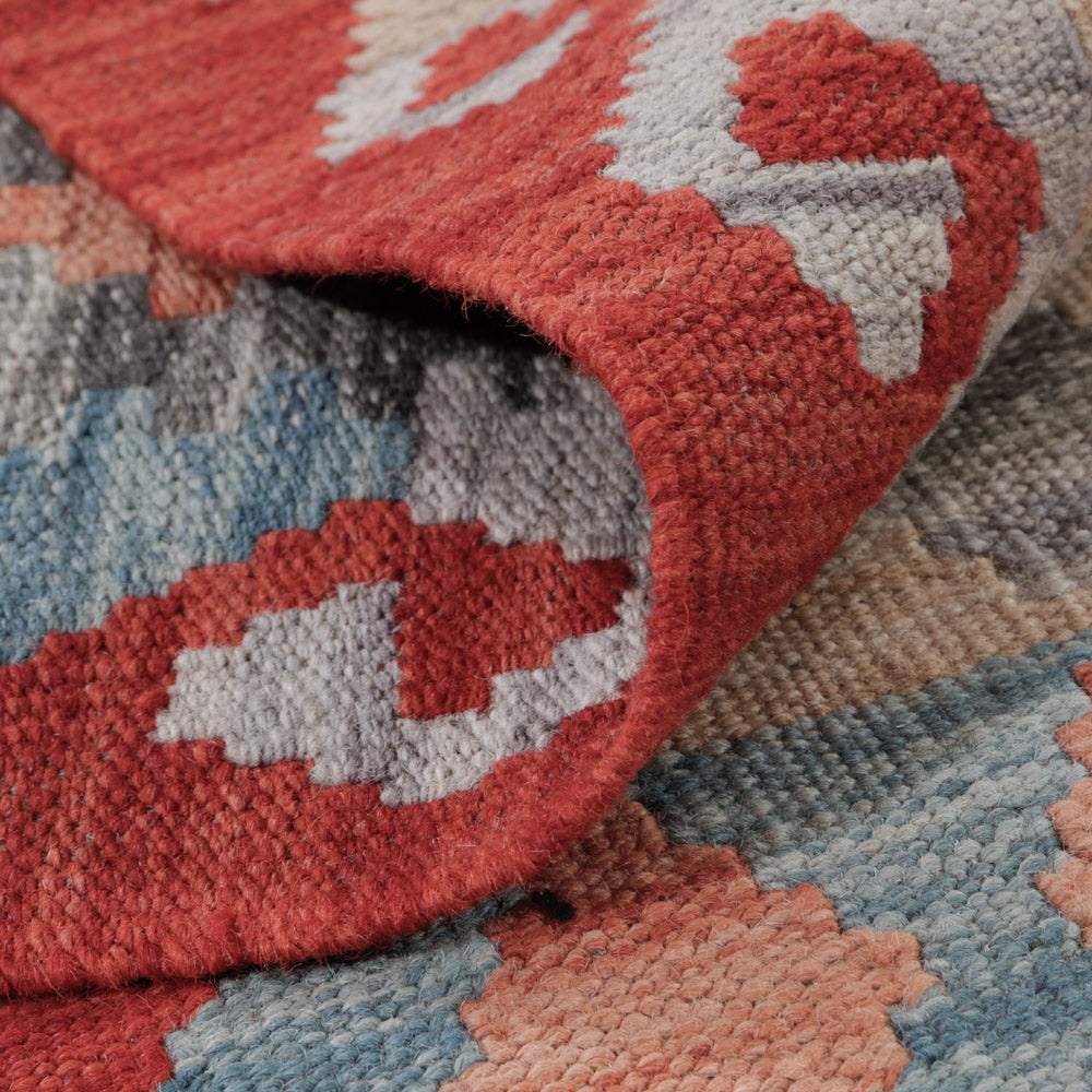 Kelim Teppich - Splash - 124 x 81 cm - mehrfarbig