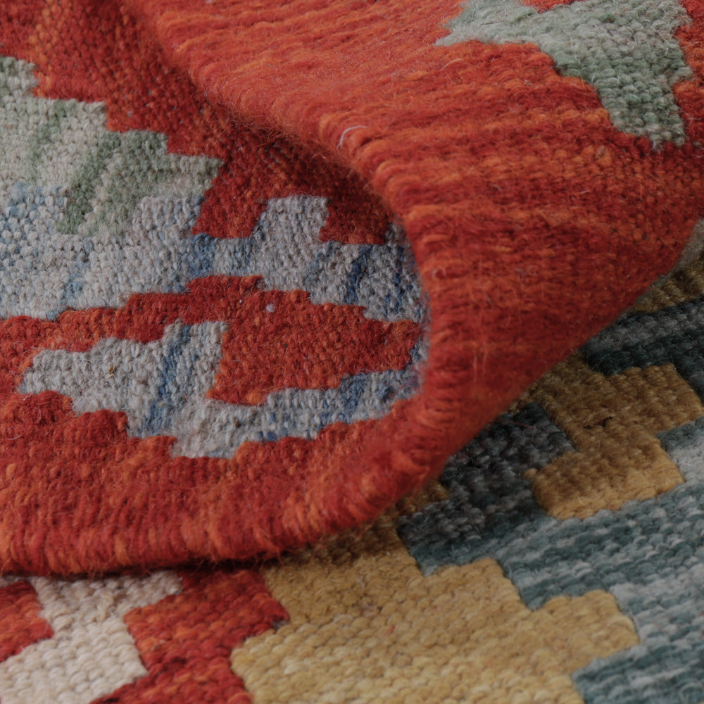 Kelim Teppich - Splash - 140 x 80 cm - mehrfarbig