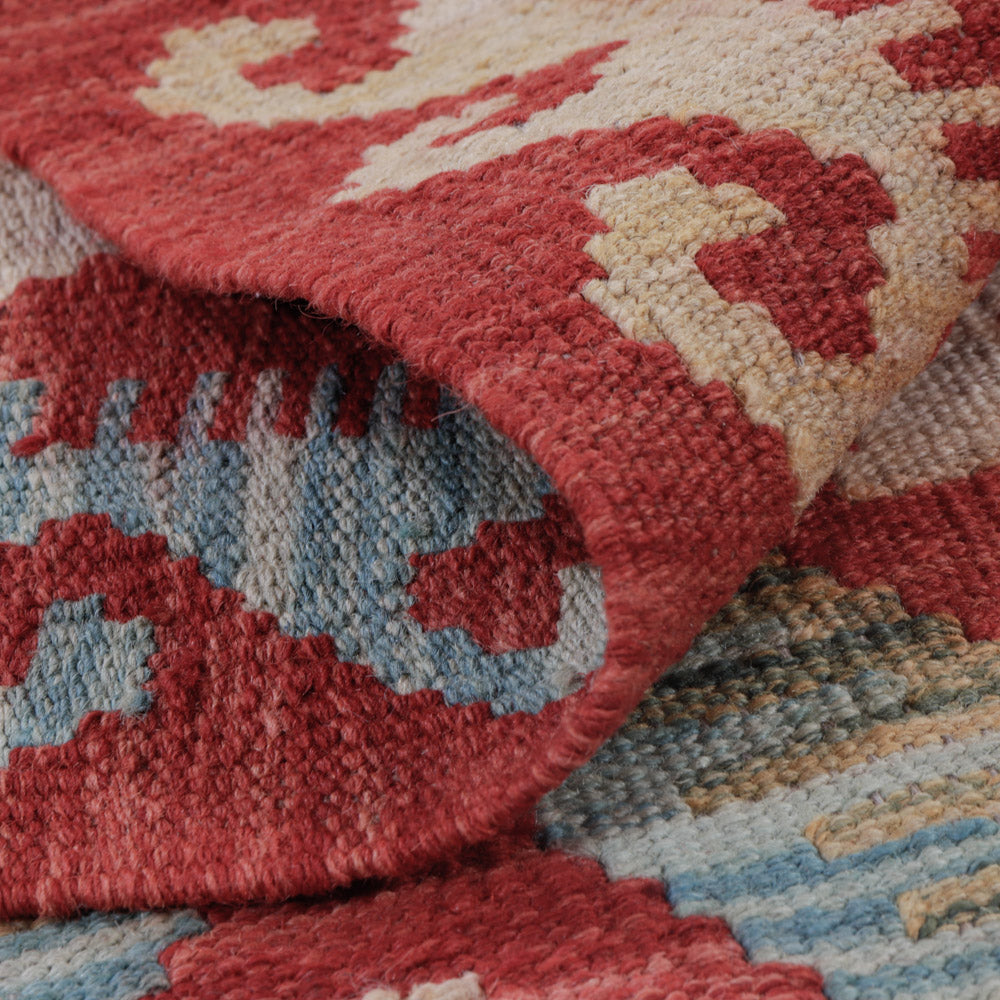 Tappeto Kelim - Splash - 131 x 77 cm - multicolore