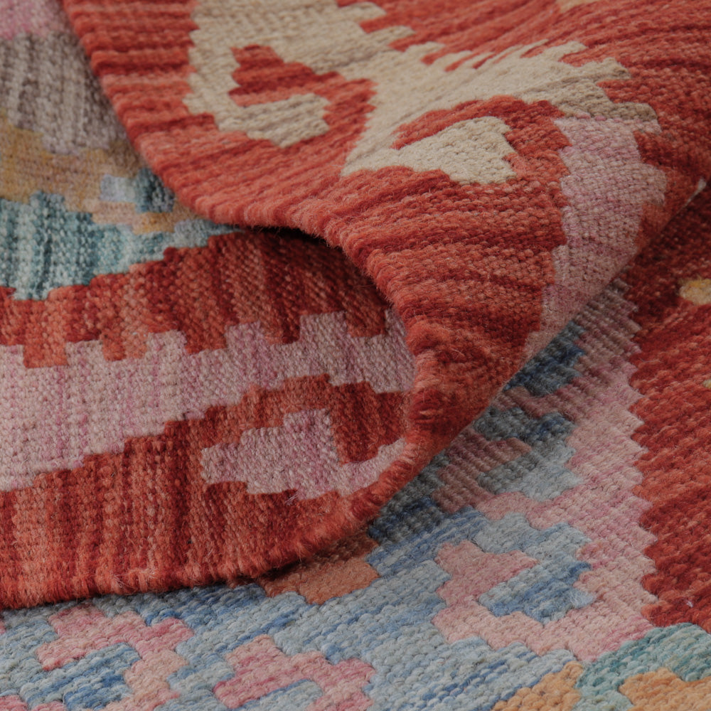 Tappeto Kelim - Splash - 129 x 82 cm - multicolore