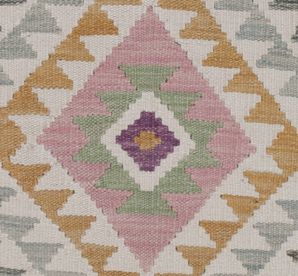 Tappeto Kelim - Splash - 134 x 87 cm - multicolore