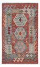 Kilim Maimana Tappeto 131x80cm - Tappeto di lana