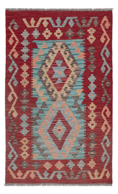 Tappeto Kelim - Splash - 123 x 78 cm - multicolore