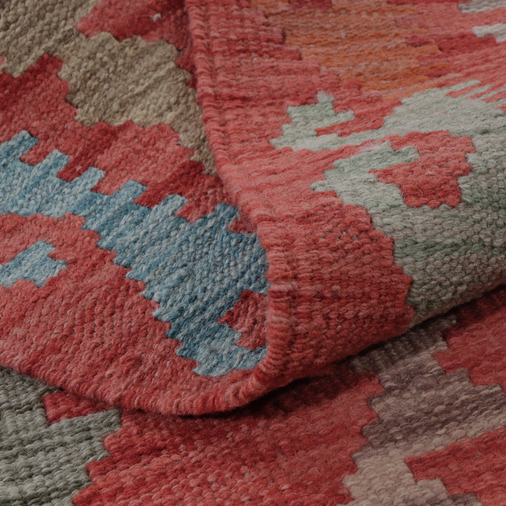 Tappeto Kelim - Splash - 147 x 77 cm - multicolore