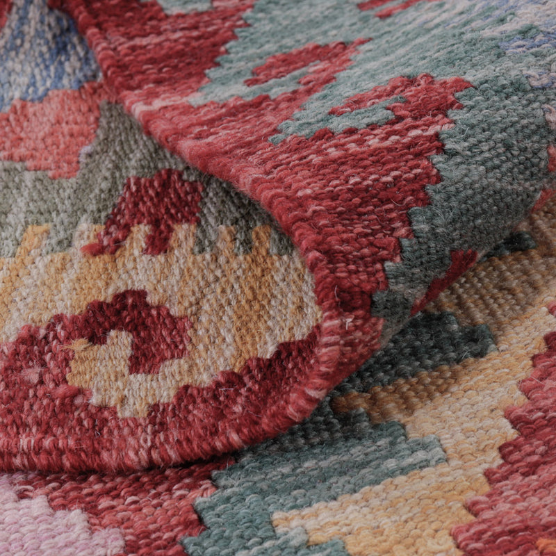 Kelim Teppich - Splash - 122 x 75 cm - mehrfarbig