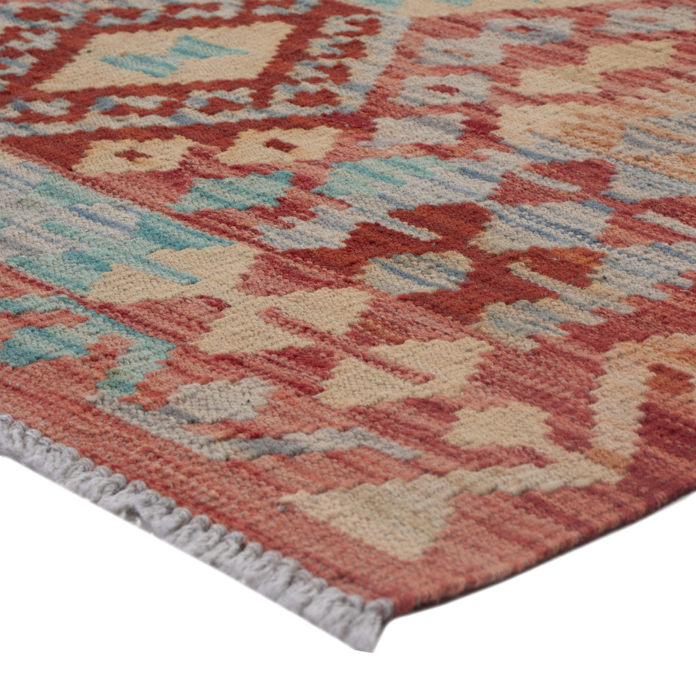 Tappeto Kelim - Splash - 127 x 88 cm - multicolore