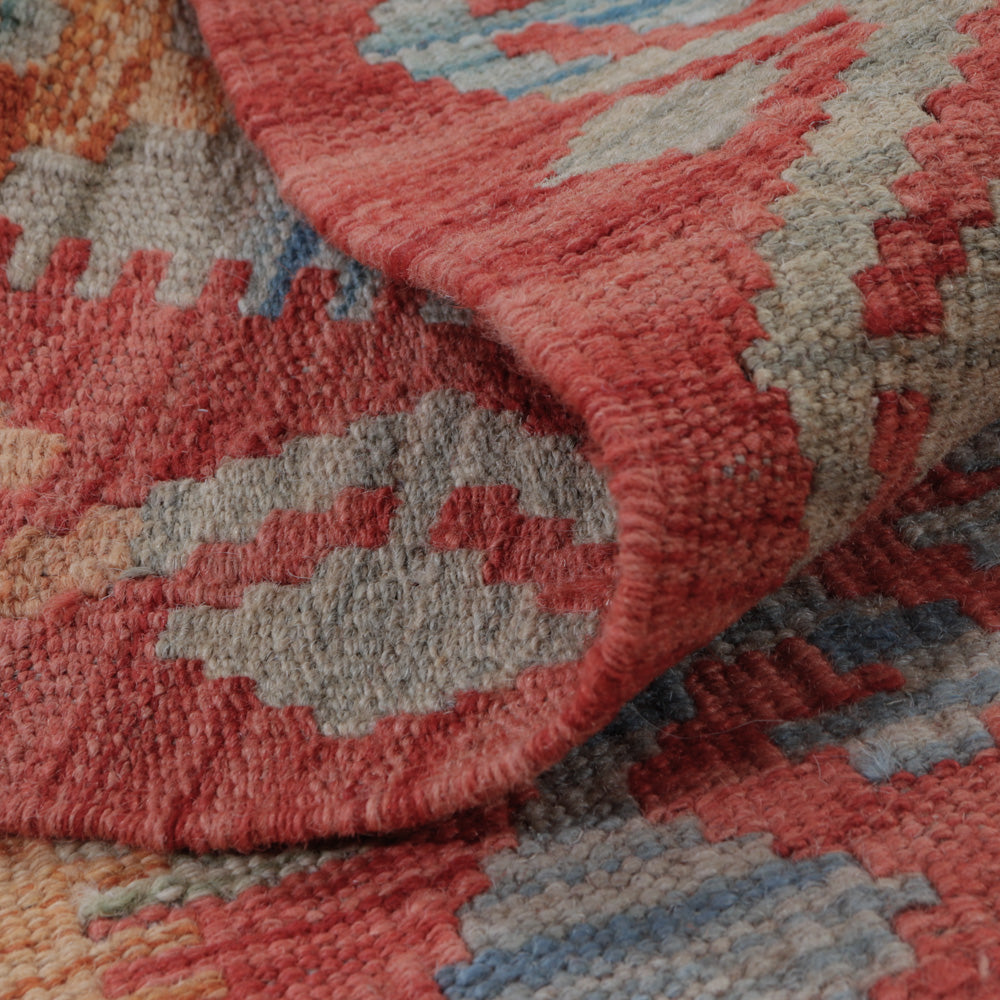 Kelim Teppich - Splash - 122 x 75 cm - mehrfarbig